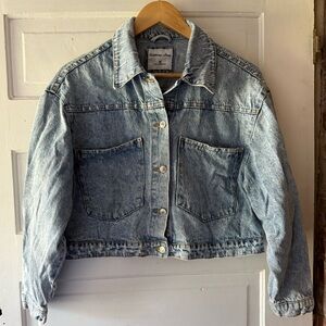 Highway Jeans Stonewash Cropped Denim Jacket